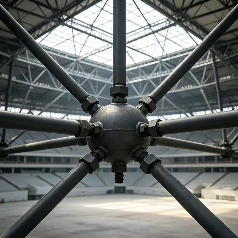 Struttura in acciaio Space Frame per grandi ambienti
